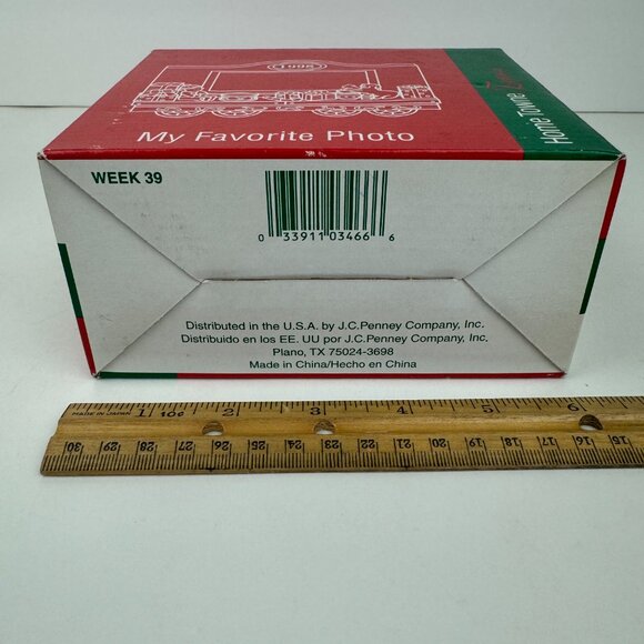 Vtg 1998 JCPenney Christmas Holiday Santa My Favorite Photo Train Week 39 READ - Picture 11 of 11